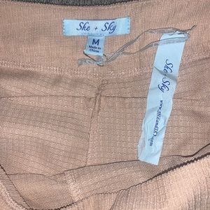NWT, She+Sky khaki skort size M